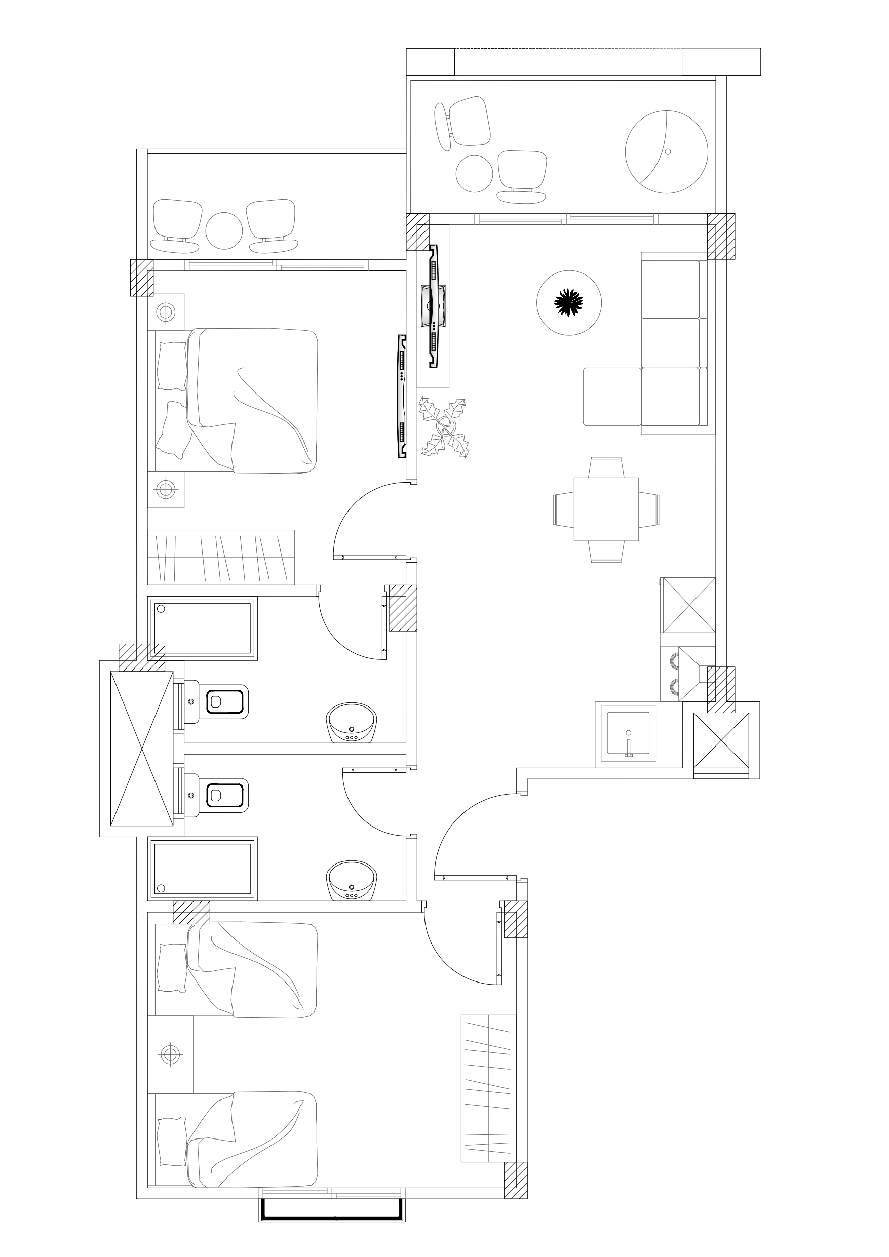Two bedroom chalet